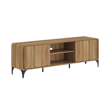Meuble TV 170 cm FLORALIE en décor chêne naturel