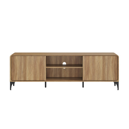 Meuble TV 170 cm FLORALIE en décor chêne naturel