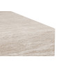 Table basse 120 x 70 cm JACINTHE en décor travertin beige