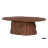 Table basse ovale 120 cm MANGALA en manguier massif