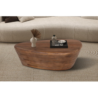 Table basse 107 x 78 cm EBENE en manguier massif