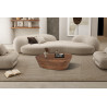 Table basse 107 x 78 cm EBENE en manguier massif