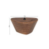 Table basse 70 x 53 cm MATISSE en manguier massif