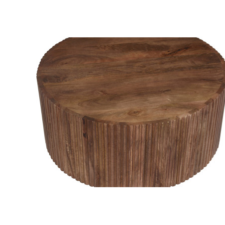 Table basse 70 x 70 cm VERVEINE en manguier massif