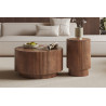 Table d'appoint 35 x 35 cm VERVEINE en manguier massif
