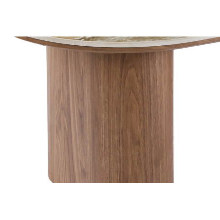 Table basse 120 x 60 cm EVIANE plateau en pierre frittée