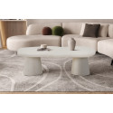 Table basse aux formes organiques 130 cm FALAISE effet ciment