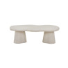 Table basse aux formes organiques 130 cm FALAISE effet ciment
