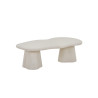 Table basse aux formes organiques 130 cm FALAISE effet ciment