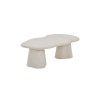 Table basse aux formes organiques 130 cm FALAISE effet ciment