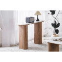 Console 120 cm EVIANE plateau en pierre frittée