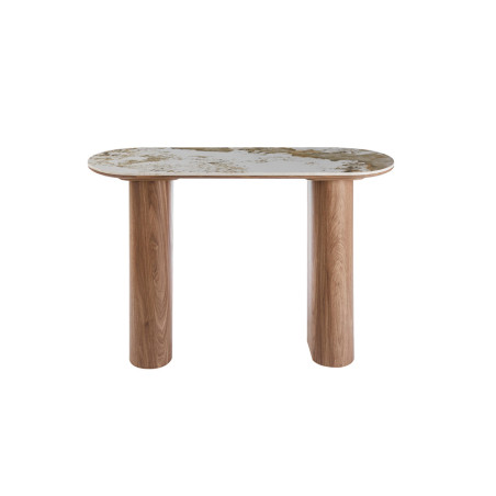 Console 120 cm EVIANE plateau en pierre frittée