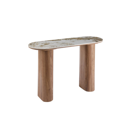 Console 120 cm EVIANE plateau en pierre frittée