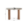 Console 120 cm EVIANE plateau en pierre frittée