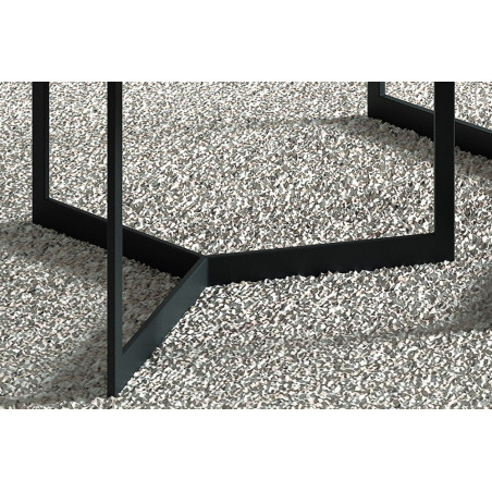Set de 2 tables basses LAVANDE en manguier massif