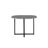 Ensemble table et chaises 100-68 x 100-50 cm ESCALE en décor gris