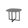 Ensemble table et chaises 100-68 x 100-50 cm ESCALE en décor gris