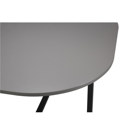 Ensemble table et chaises 100-68 x 100-50 cm ESCALE en décor gris