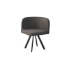 Ensemble table et chaises 100-68 x 100-50 cm ESCALE en décor gris