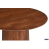 Table à manger ronde 130 cm MANGALA en manguier massif