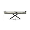 Table extensible ovale 160 à 240 cm AGATE plateau en pierre frittée
