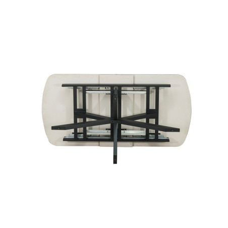 Table extensible ovale 180 à 220 cm ONYX plateau en pierre frittée