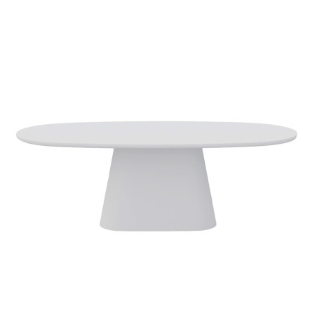 Table à manger ovale 220 cm TERRACINA effet ciment