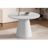 Table à manger ronde 120 cm TERRACINA effet ciment