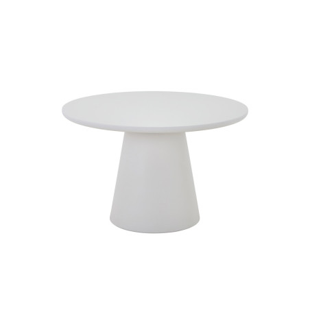 Table à manger ronde 120 cm TERRACINA effet ciment