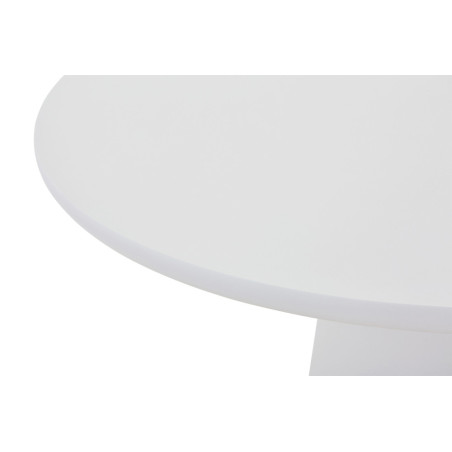 Table à manger ronde 120 cm TERRACINA effet ciment