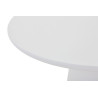 Table à manger ronde 120 cm TERRACINA effet ciment