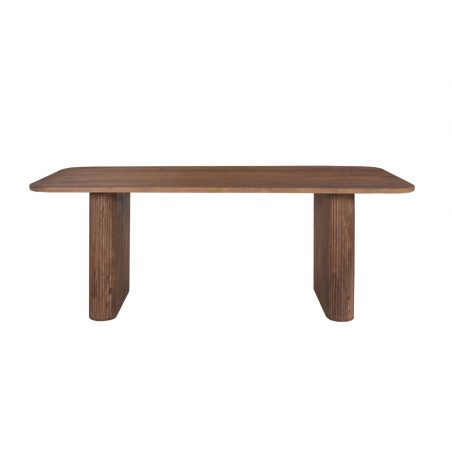 Table à manger ovale 200 cm JASPE en manguier massif