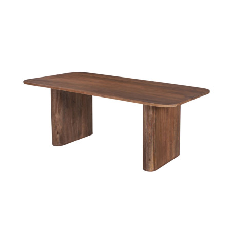 Table à manger ovale 200 cm JASPE en manguier massif