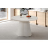 Table à manger ronde 120 cm FALAISE effet ciment
