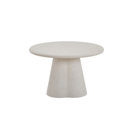 Table à manger ronde 120 cm FALAISE effet ciment