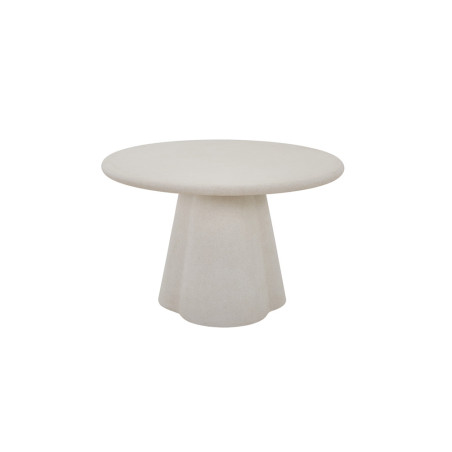Table à manger ronde 120 cm FALAISE effet ciment