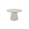 Table à manger ronde 120 cm FALAISE effet ciment