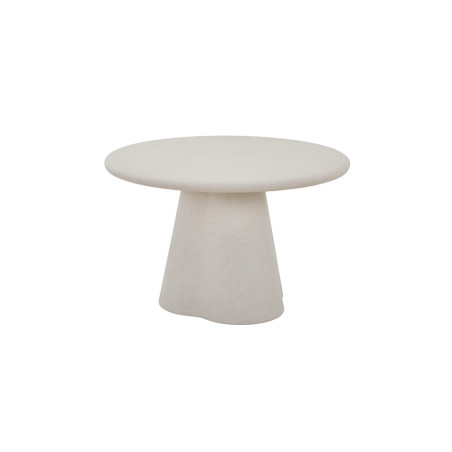 Table à manger ronde 120 cm FALAISE effet ciment