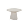 Table à manger ronde 120 cm FALAISE effet ciment
