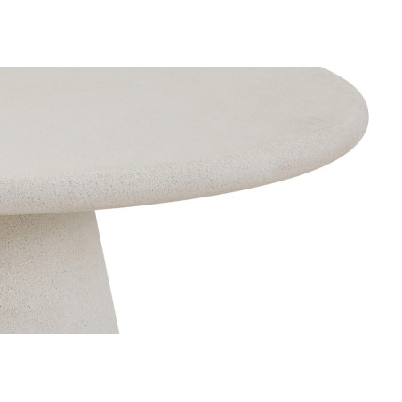 Table à manger ronde 120 cm FALAISE effet ciment