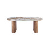 Table à manger 210 cm EVIANE plateau en pierre frittée