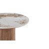 Table à manger ronde 120 cm EVIANE plateau en pierre frittée
