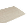 Table à manger ovale 180 x 90 cm NACRE plateau en pierre frittée