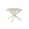 Table à manger ronde 120 cm NACRE plateau en pierre frittée