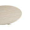 Table à manger ronde 120 cm NACRE plateau en pierre frittée