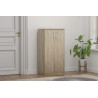 Meuble à chaussures 60 cm MOKA 2 portes