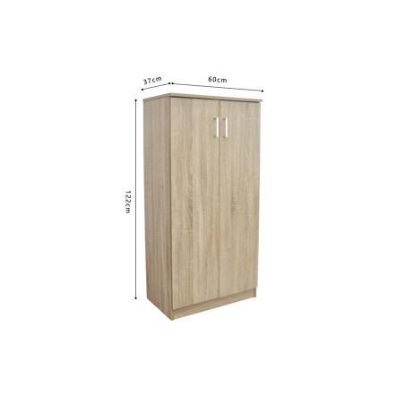 Meuble à chaussures 60 cm MOKA 2 portes