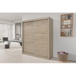 Armoire 182,5 cm MISTRAL 2 portes coulissantes