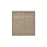 Armoire 182,5 cm MISTRAL 2 portes coulissantes