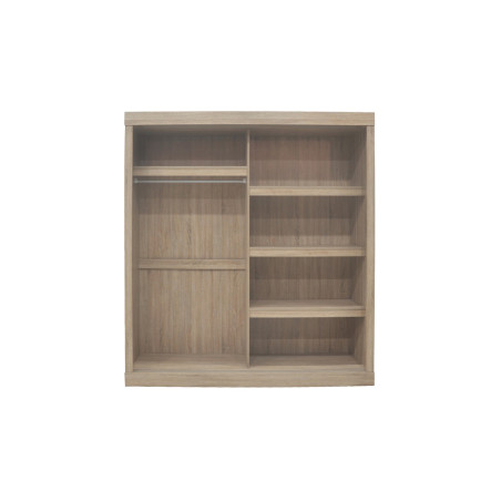 Armoire 182,5 cm MISTRAL 2 portes coulissantes